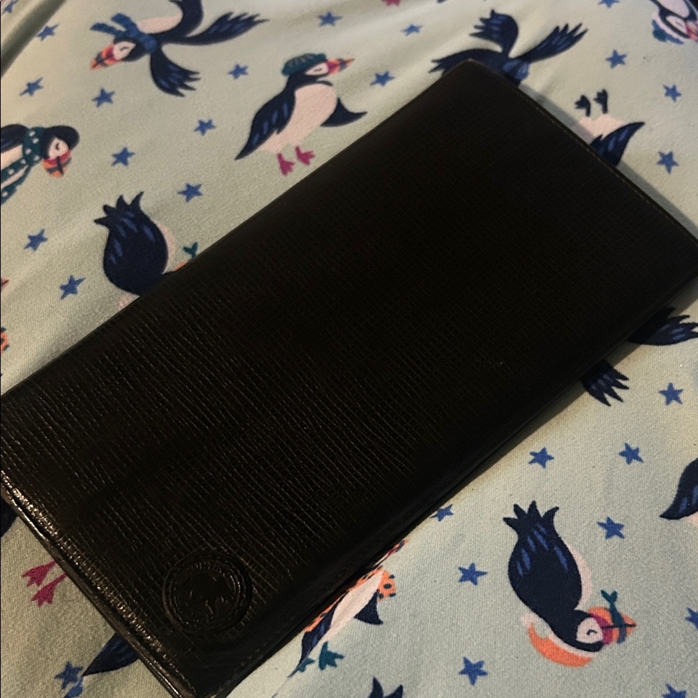 Black Leather Wallet Hunting World 🌍